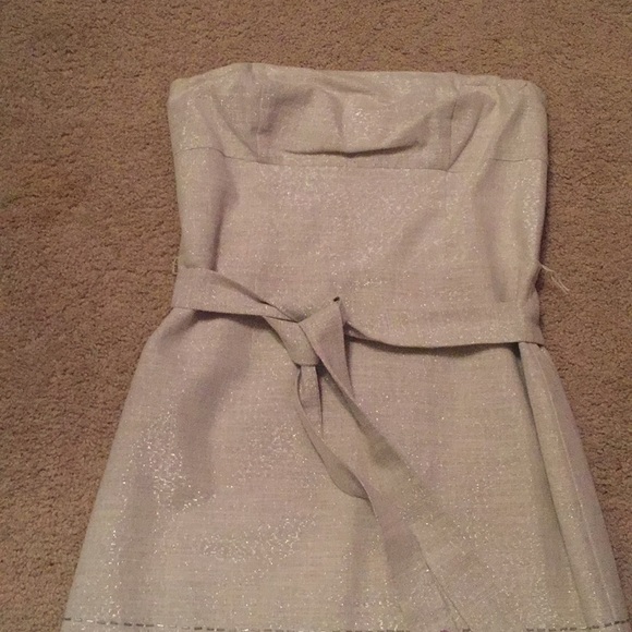 LOFT Silver thread dress - Picture 1 of 6
